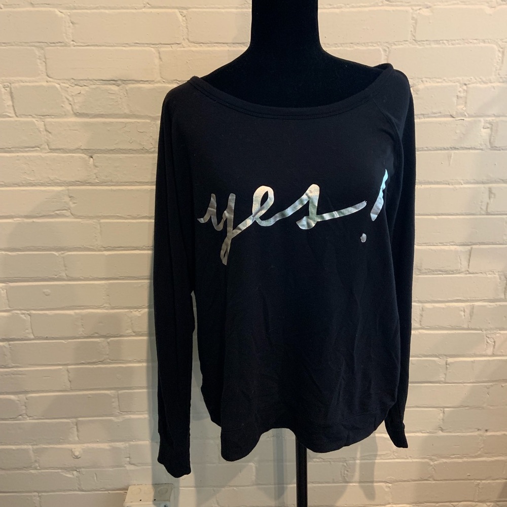 Woman’s XL Ana “Yes” long-sleeve soft shirt